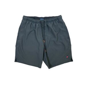 Cova Dark‎ Gray Hybrid Swim Trunks Lined Stretch Beach Shorts Medium
